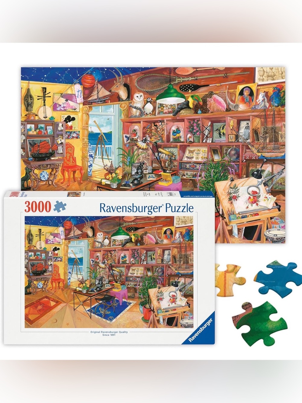 Ravensburger - The Curious Collection - 3000 Piece Jigsaw Puzzle